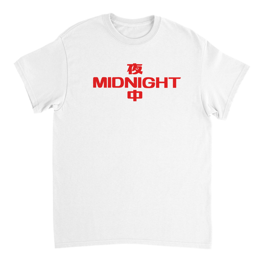 MIDNIGHT RED Heavyweight Unisex Crewneck T-shirt